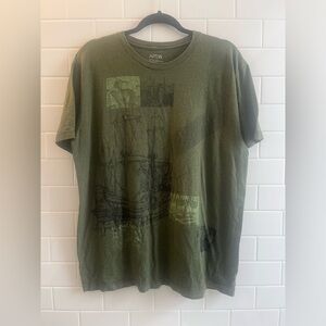 Apt. 9 dark green shirt with ship Mens Size: L